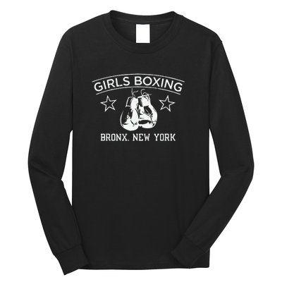 Girl Boxing Friends Rachel Green Retro Vintage Long Sleeve Shirt