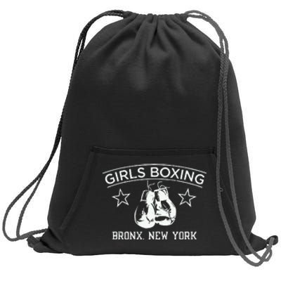 Girl Boxing Friends Rachel Green Retro Vintage Sweatshirt Cinch Pack Bag