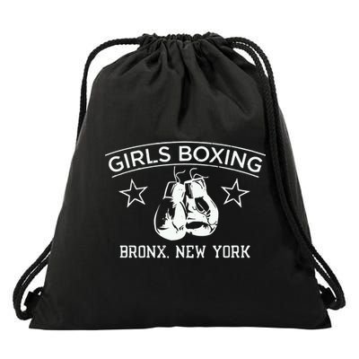 Girl Boxing Friends Rachel Green Retro Vintage Drawstring Bag