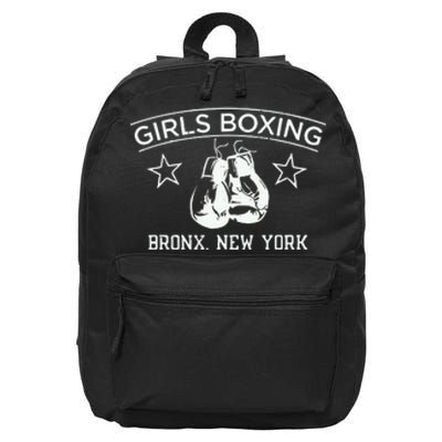 Girl Boxing Friends Rachel Green Retro Vintage 16 in Basic Backpack