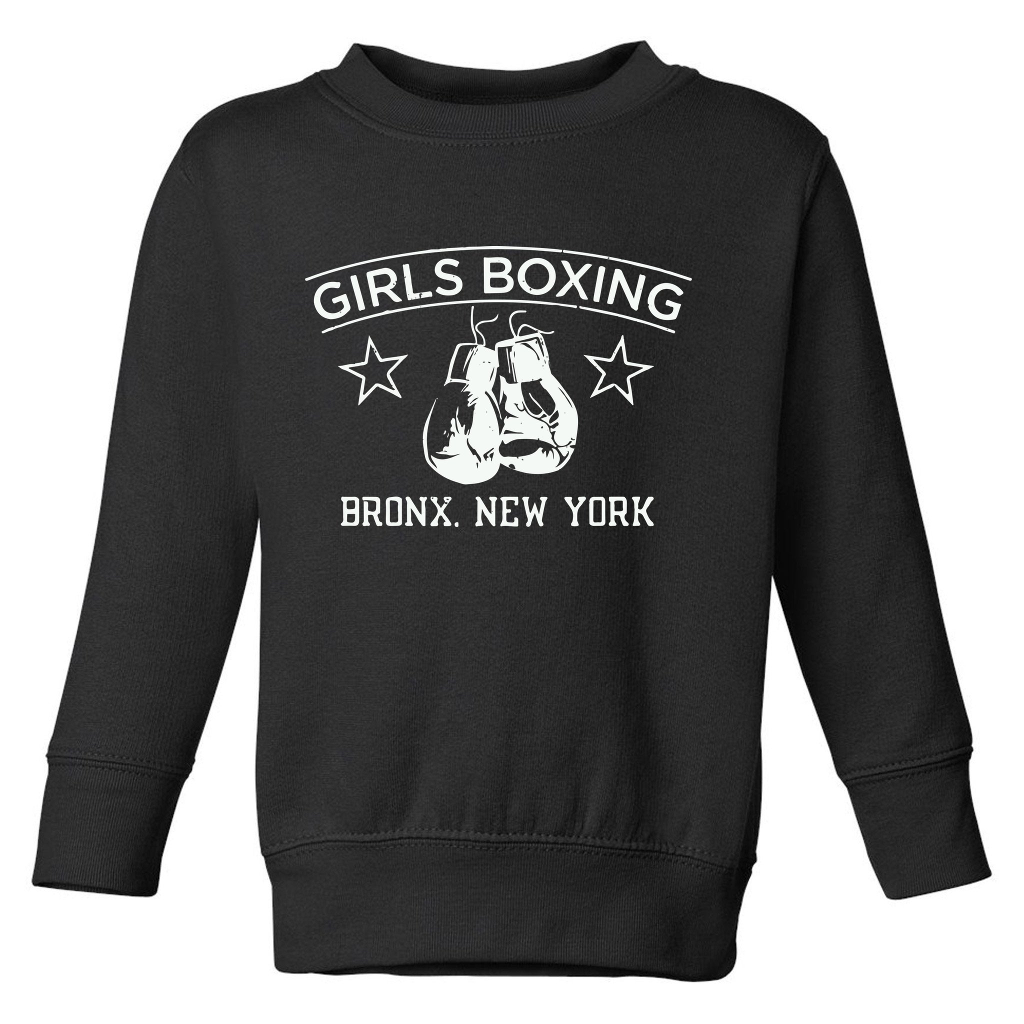 Girl Boxing Friends Rachel Green Retro Vintage Toddler Sweatshirt
