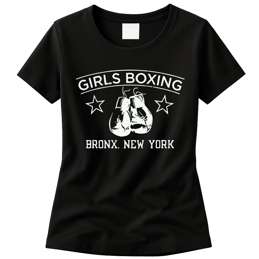 Girl Boxing Friends Rachel Green Retro Vintage Womens T-Shirt