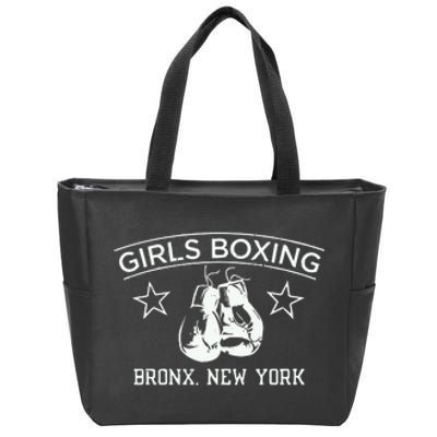 Girl Boxing Friends Rachel Green Retro Vintage Zip Tote Bag