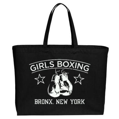 Girl Boxing Friends Rachel Green Retro Vintage Cotton Canvas Jumbo Tote