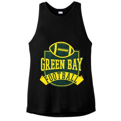 Green Bay Football Ladies PosiCharge Tri-Blend Wicking Tank