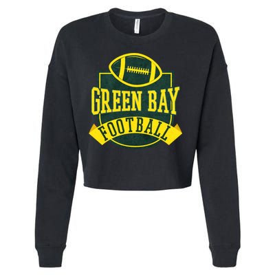 Green Bay Football Cropped Pullover Crew