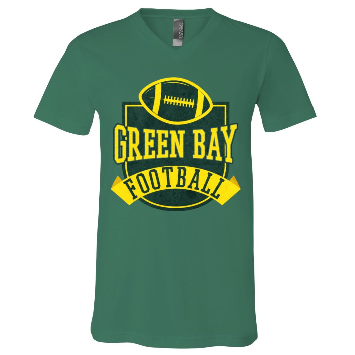 Green Bay Football V-Neck T-Shirt