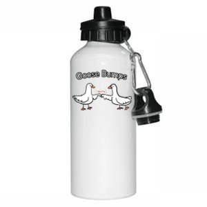 Goose Bumps Funny Goose Pun Aluminum Water Bottle