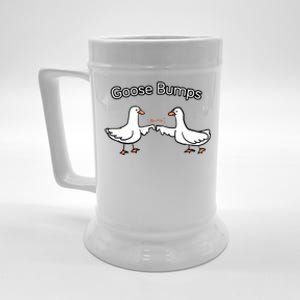 Goose Bumps Funny Goose Pun Beer Stein