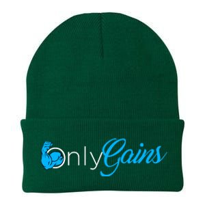 Gym Bodybuilder Fitness Lovers | Only Gainz Only Gains Knit Cap Winter Beanie