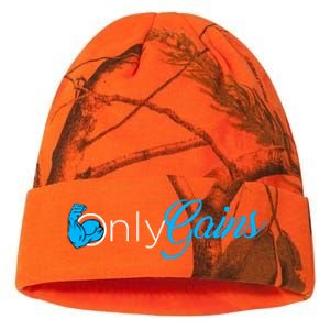 Gym Bodybuilder Fitness Lovers | Only Gainz Only Gains Kati Licensed 12" Camo Beanie