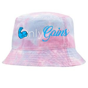 Gym Bodybuilder Fitness Lovers | Only Gainz Only Gains Tie-Dyed Bucket Hat