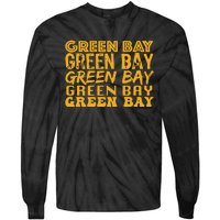 Green Bay Football Tie-Dye Long Sleeve Shirt