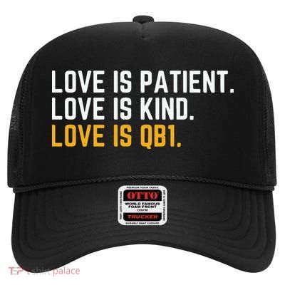 Green Bay Football High Crown Mesh Back Trucker Hat