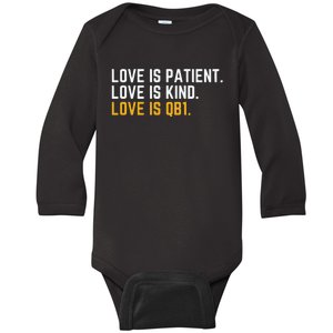 Green Bay Football Baby Long Sleeve Bodysuit