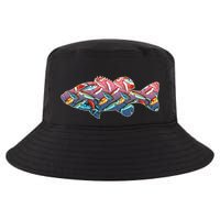 Go Base Fish Fishing Lures Pattern Cool Comfort Performance Bucket Hat