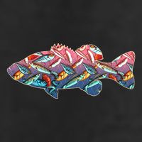 Go Base Fish Fishing Lures Pattern Cool Comfort Performance Bucket Hat