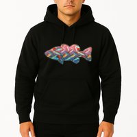 Go Base Fish Fishing Lures Pattern Hoodie