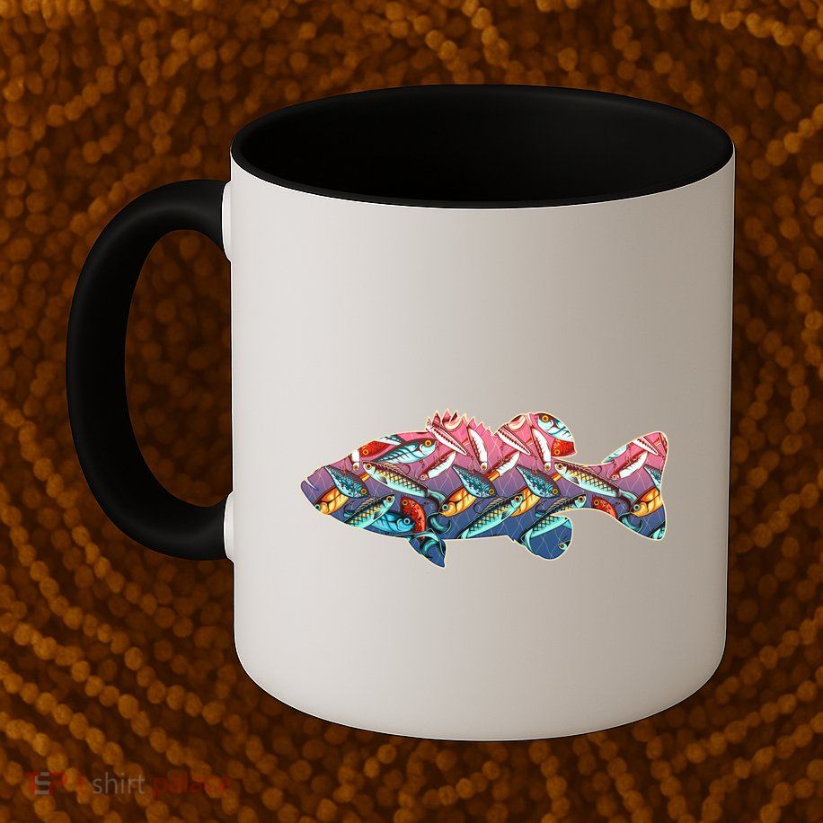 Go Base Fish Fishing Lures Pattern Mug