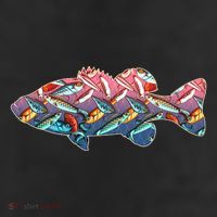 Go Base Fish Fishing Lures Pattern 11oz C Handle Ceramic Mug