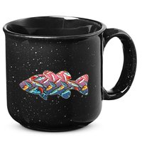 Go Base Fish Fishing Lures Pattern 15oz Campfire Ceramic Mug