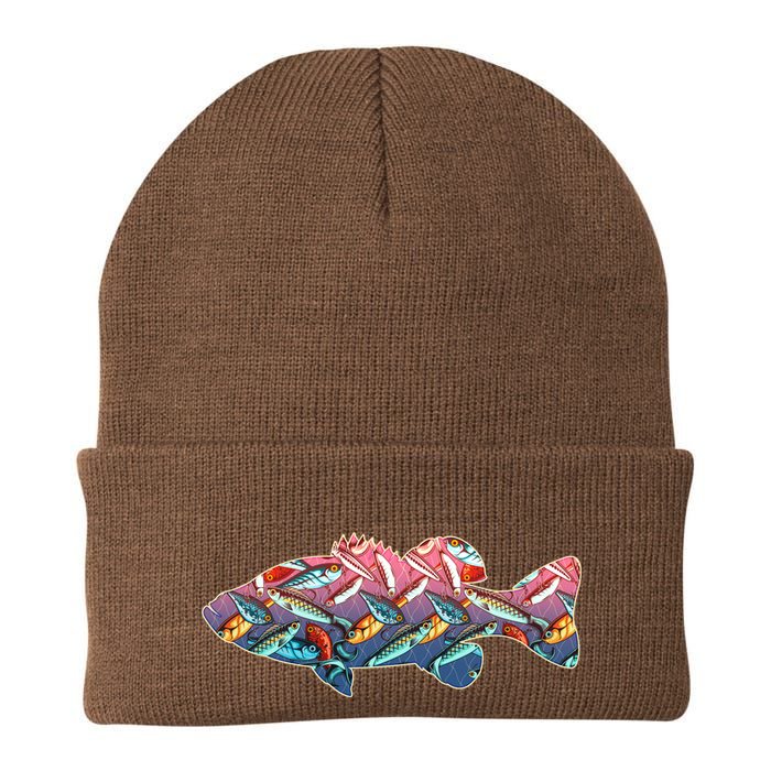 Go Base Fish Fishing Lures Pattern Beanie