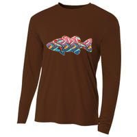 Go Base Fish Fishing Lures Pattern Cooling Performance Long Sleeve Crew