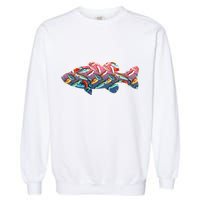 Go Base Fish Fishing Lures Pattern Garment-Dyed Sweatshirt