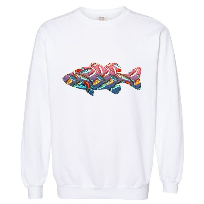 Go Base Fish Fishing Lures Pattern Garment-Dyed Sweatshirt