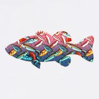 Go Base Fish Fishing Lures Pattern Garment-Dyed Sweatshirt
