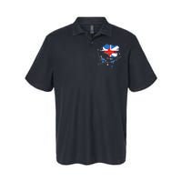 Great Britain Flag Skier British Alpine Skiing Softstyle Adult Sport Polo