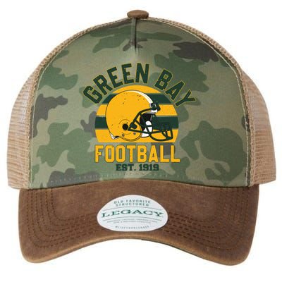 Green Bay Football Est 1919 Team Supporter Legacy Tie Dye Trucker Hat