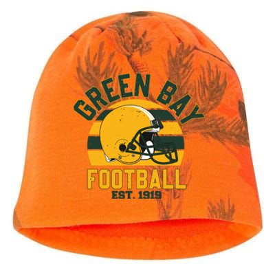 Green Bay Football Est 1919 Team Supporter Kati - Camo Knit Beanie