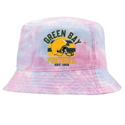 Green Bay Football Est 1919 Team Supporter Tie-Dyed Bucket Hat