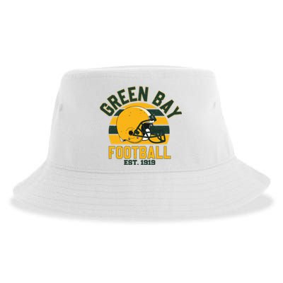 Green Bay Football Est 1919 Team Supporter Sustainable Bucket Hat