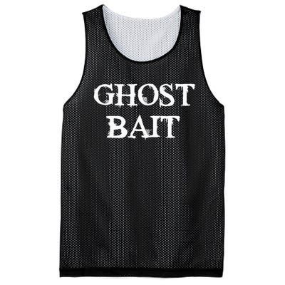 Ghost Bait Funny Paranormal Ghost Hunting Scary Halloween Mesh Reversible Basketball Jersey Tank