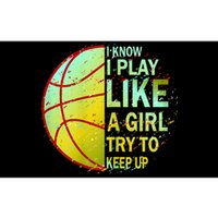 Girls Basketball Funny Gift Bumper Sticker