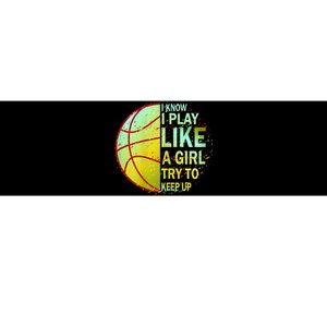 Girls Basketball Funny Gift Bumper Sticker