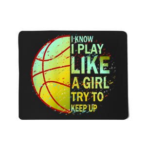 Girls Basketball Funny Gift Mousepad