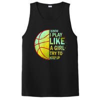 Girls Basketball Funny Gift PosiCharge Competitor Tank