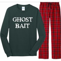 Ghost Bait Funny Paranormal Ghost Hunting Scary Halloween Long Sleeve Pajama Set