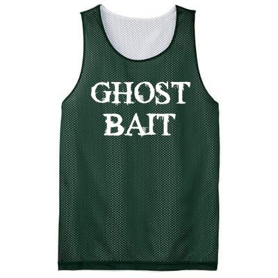 Ghost Bait Funny Paranormal Ghost Hunting Scary Halloween Mesh Reversible Basketball Jersey Tank