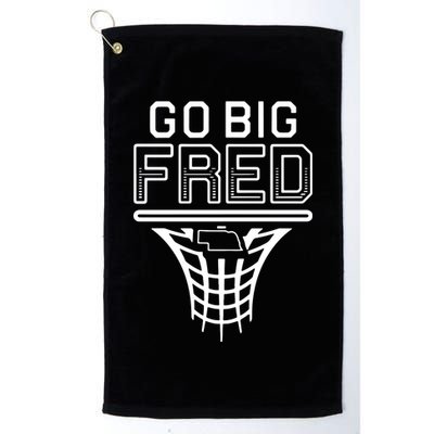 Go Big Fred Nebraska Basketball Golf Towel