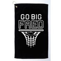 Go Big Fred Nebraska Basketball Golf Towel