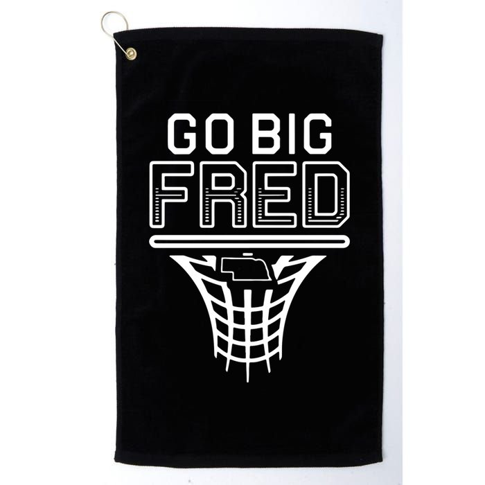 Go Big Fred Nebraska Basketball Golf Towel