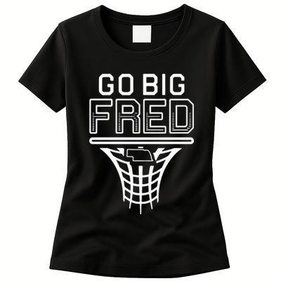 Go Big Fred Nebraska Basketball Womens T-Shirt