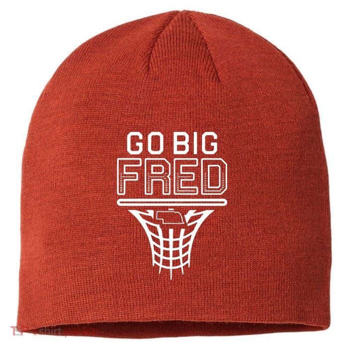 Go Big Fred Nebraska Basketball Sustainable Beanie