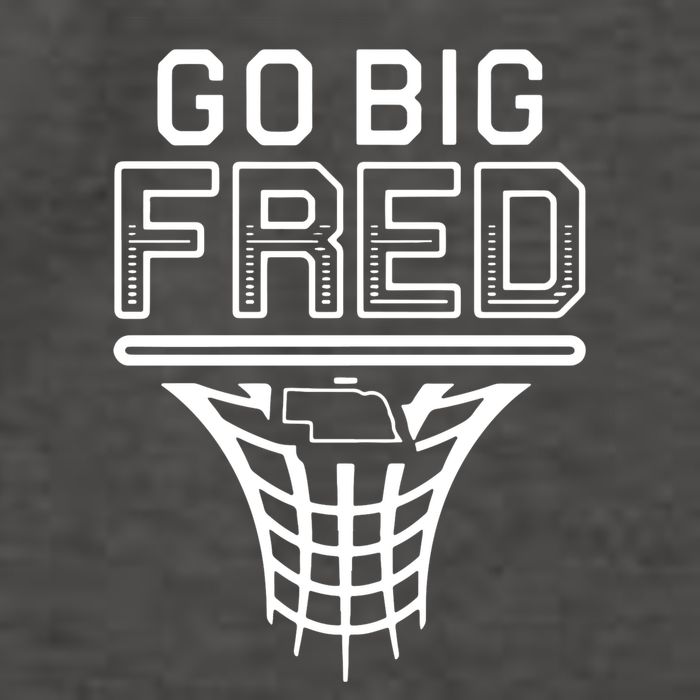 Go Big Fred Nebraska Basketball Vector Backpack