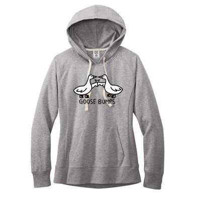 Goose Bump funny animal lover Women's Fleece Hoodie