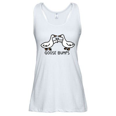 Goose Bump funny animal lover Ladies Essential Flowy Tank